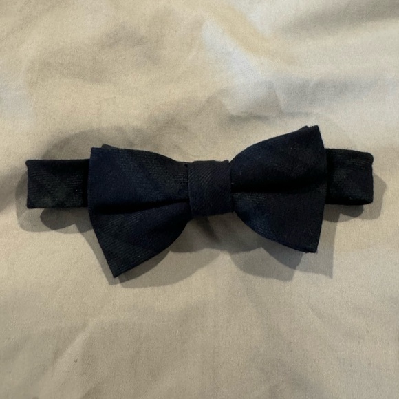 Kids Tie & Bow Tie Set of 3 – Red Stripe, Blue Polka Dot, Black Watch Plaid - Picture 3 of 3